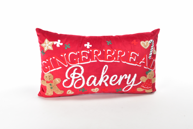 Cuscino in velluto "Gingerbread", 35x60 cm