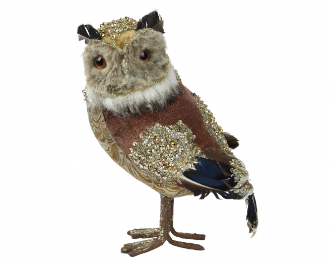 Gufo con glitter, vari formati