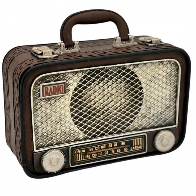 Radio portatile con maniglia 24.5x9.5 cm, altezza 18 cm