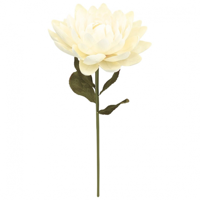 Fiore di loto bianco diametro 55 cm, altezza 130 cm