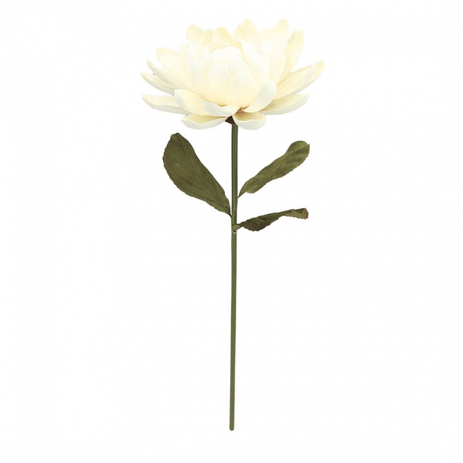 Fiore di loto bianco diametro 45 cm, altezza 120 cm