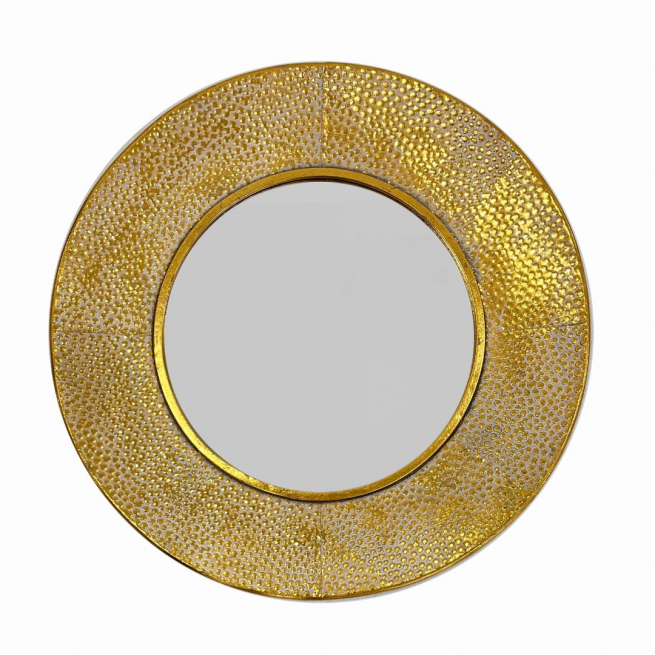 Specchio tondo oro diametro 58.5 cm
