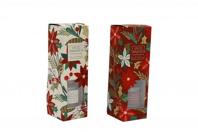 Diffusore di fragranza natalizia "Stella di Natale" da 100 ml, con scatola regalo