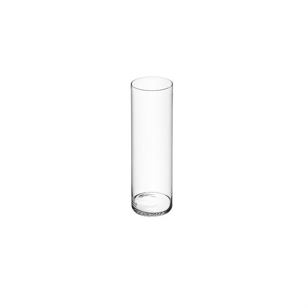 Cilindro in vetro, diametro 15 cm, altezza 40 cm