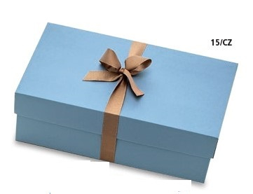 Scatola base rettangolare con coperchio carta da zucchero, 33x56x18cm, cartone da 10 pezzi
