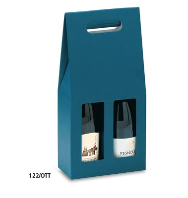 Scatola porta bottiglie in cartone ottanio automontante, cartone da 50 pezzi, vari formati