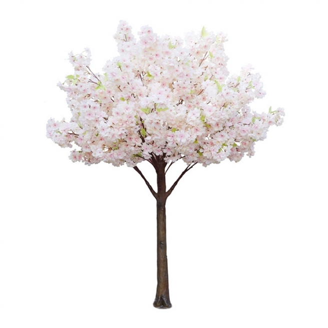 Albero di pesco artificiale in fiore, altezza 180 cm