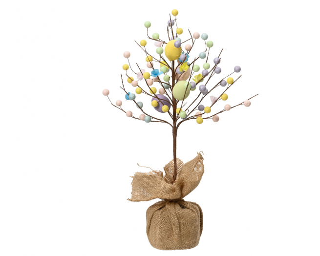 Albero decorativo pasquale altezza 40 cm
