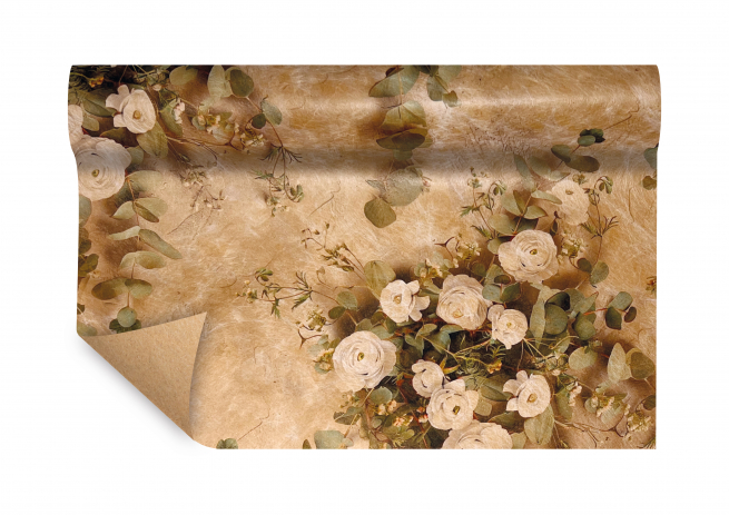 Rotolo carta regalo paper-fibra "Wedding", altezza 75 cm, lunghezza 9 metri, vari colori