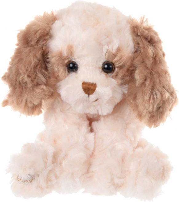 Cane "Buddylina" panna e marrone, altezza 25 cm