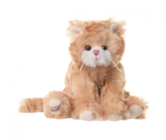 Gatto "Loke" tigrato arancio, altezza 25 cm, modelli assortiti