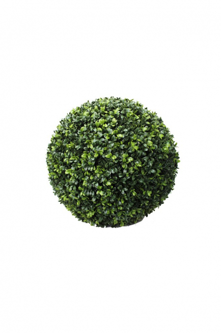 Sfera di bosso artificiale verde, varie misure