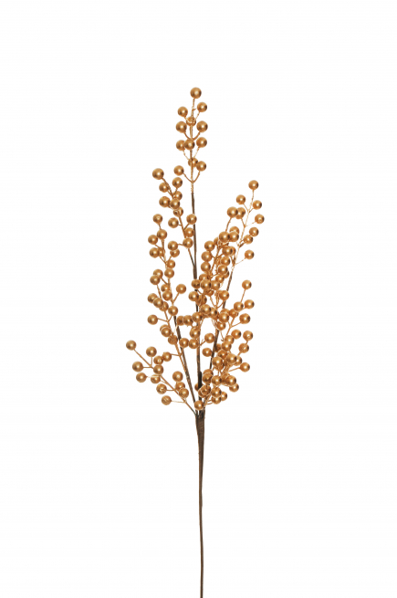 Ramo di bacche oro, altezza 80 cm