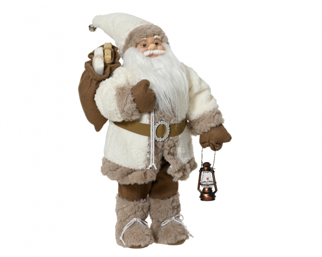 Babbo Natale in tessuto, altezza 60 cm