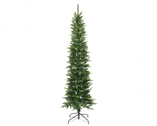 Pino "Slim" verde, altezza 300 cm, diametro base 81 cm