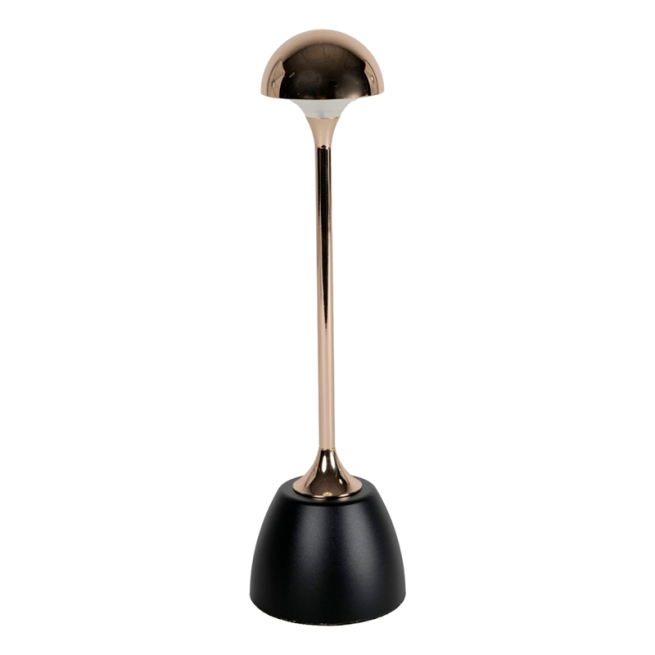 Lampada led in PVC oro, altezza 29 cm