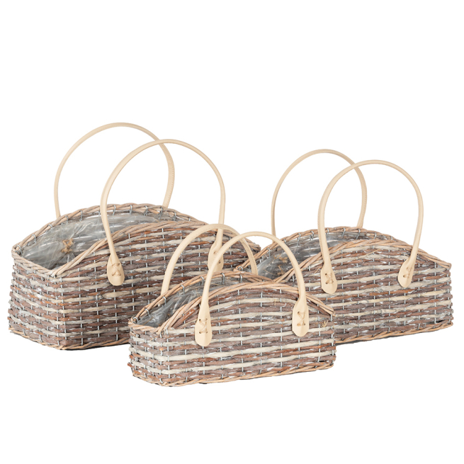 Borsa in vimini con 2 manici, varie misure