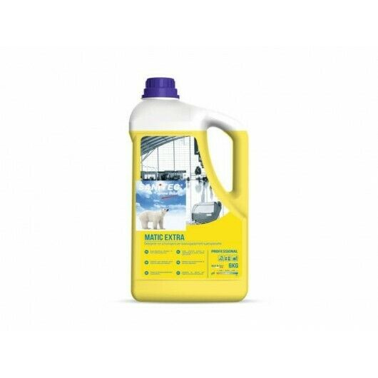 Detergente alcalino "Matic Extra" per sporco pesante di pavimenti e superfici dure, tanica da 5 litri