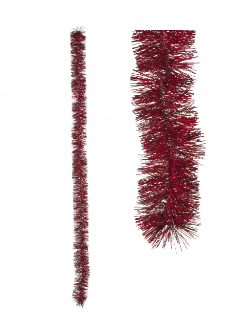 Festone "Hippy" rosso, lunghezza 200 cm