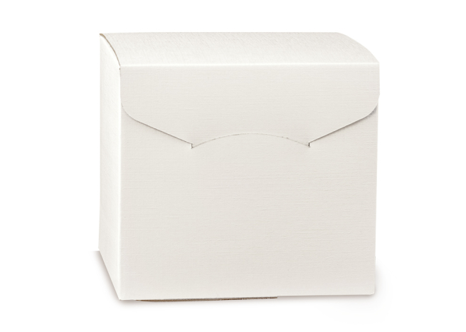 Scatola "Segreto" automontante base quadrata in cartone bianco, confezione da 30 pezzi, vari formati