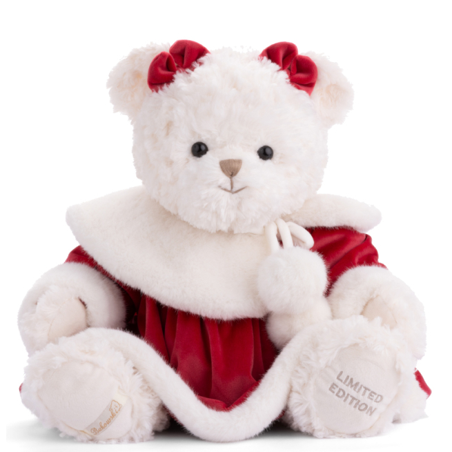 Orsa "Adriana" con sciarpa, altezza 50 cm