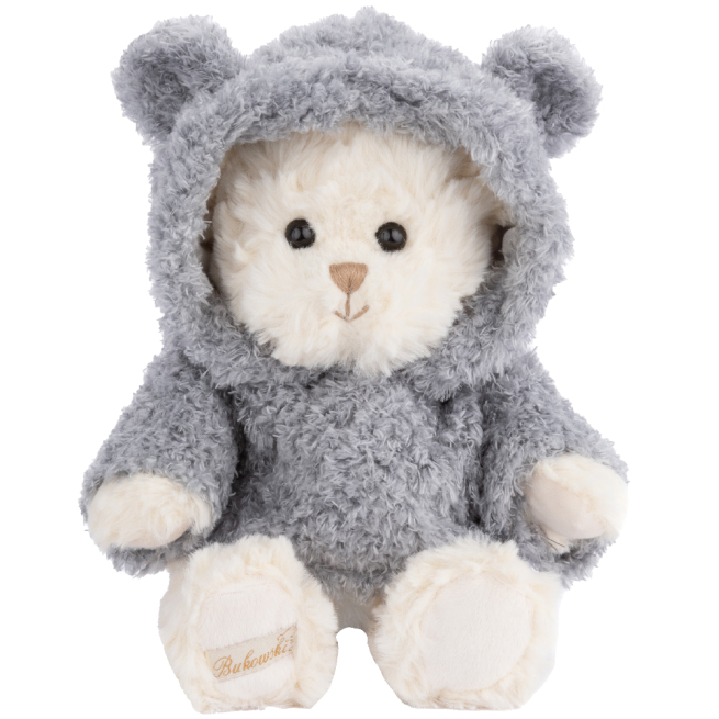 Orso "Lucas"con maglione e cappuccio, altezza 25 cm