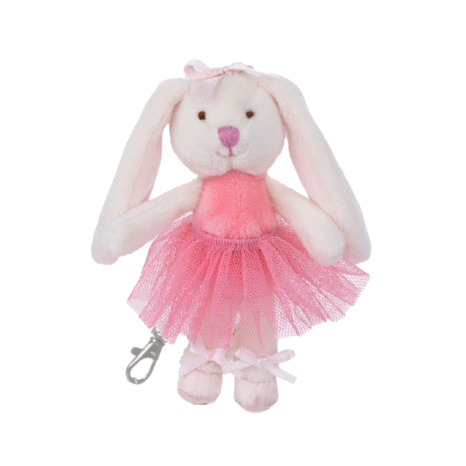Portachiavi coniglietta "Dancing Jayleen", altezza 12 cm