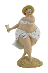 Statuetta femminile in poliresina "Hilda", altezza 28 cm