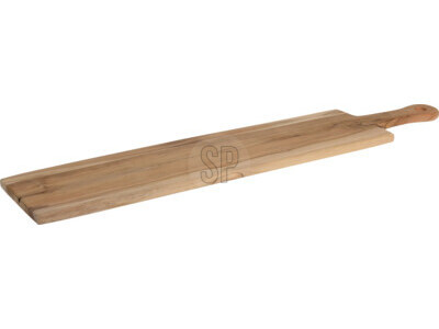 Tagliere in teak con manico, 15x70 cm