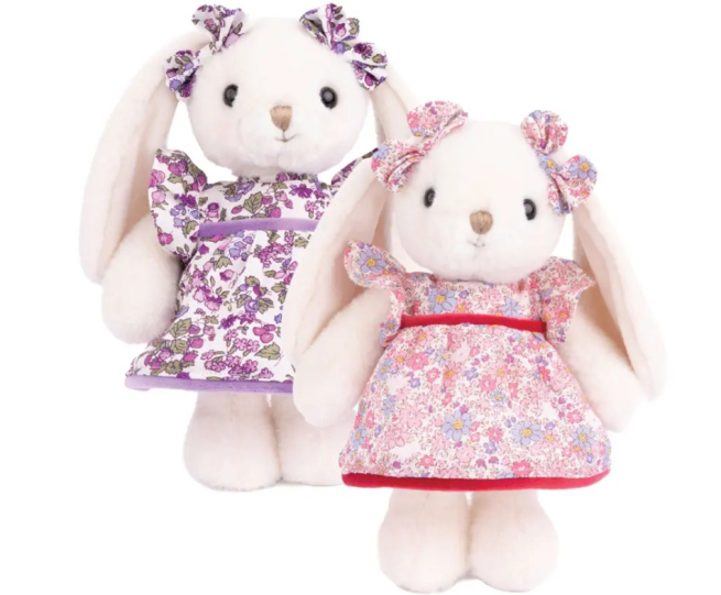 Coniglia "Dalia" bianco, altezza 22.5 cm
