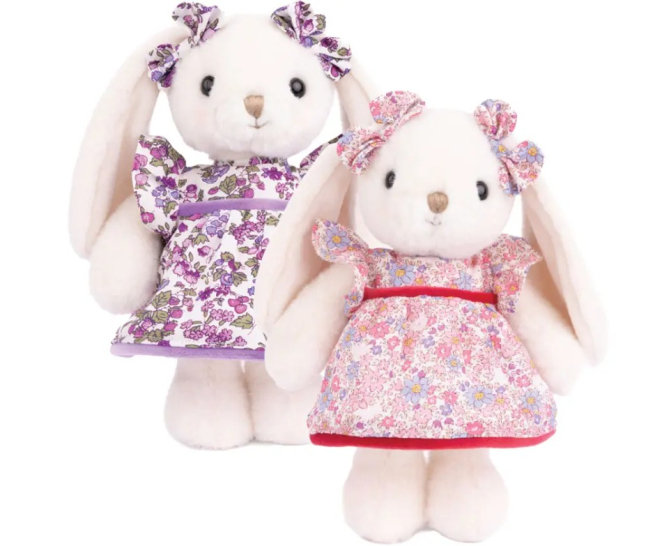 Coniglia "Dalia" bianco, altezza 22.5 cm