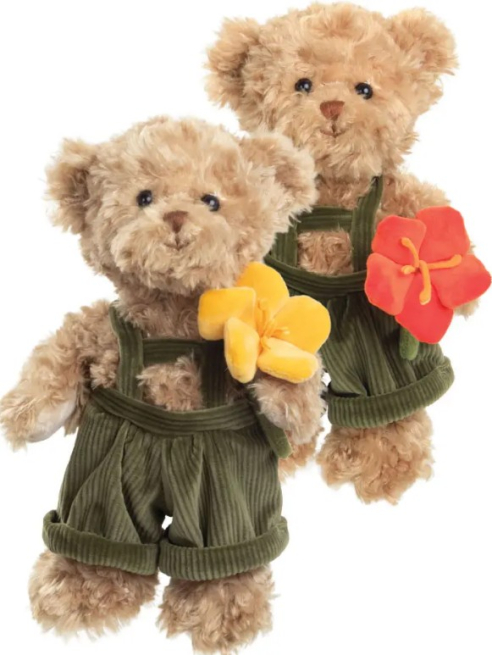 Orso "Romantic Teddy" marrone, altezza 25 cm