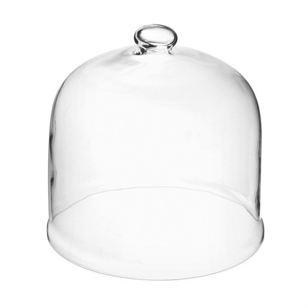 Campana in vetro, diametro 30 cm, altezza 30 cm