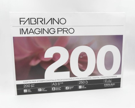 Risma di carta "Imaging Pro" bianca da 200 gr/mq, formato A3, confezione da 250 fogli