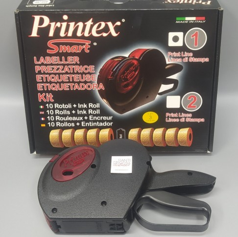 Prezzatrice a 1 pista da 8 cifre per etichette 26x12 mm
