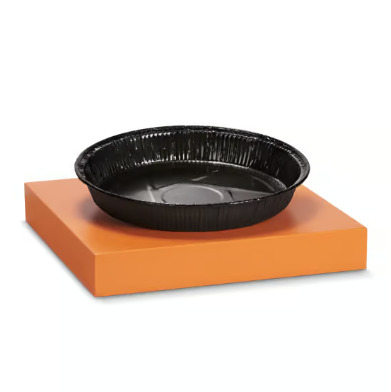 Forme cottura nero in pet, diametro 198mm, confezione da 50 pezzi