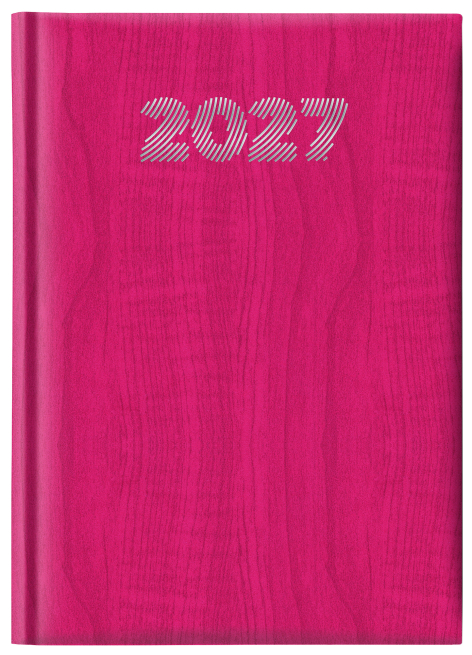Agenda 2027 giornaliera Vertigo rosso, formato 14.5x20.5 cm