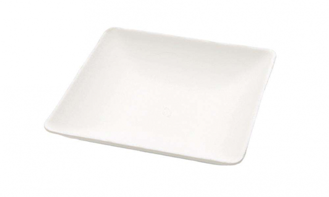 Finger food quadrato polpa di cellulosa biodegradabile 6.3x6.3cm confezione da 20 pezzi
