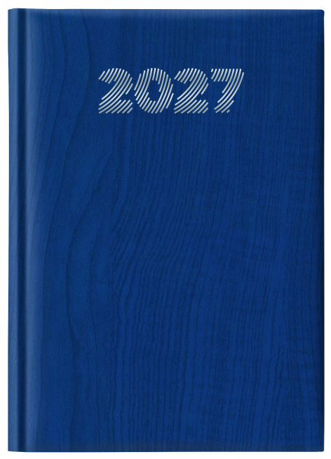 Agenda 2027 giornaliera Vertigo blu, formato 14.5x20.5 cm
