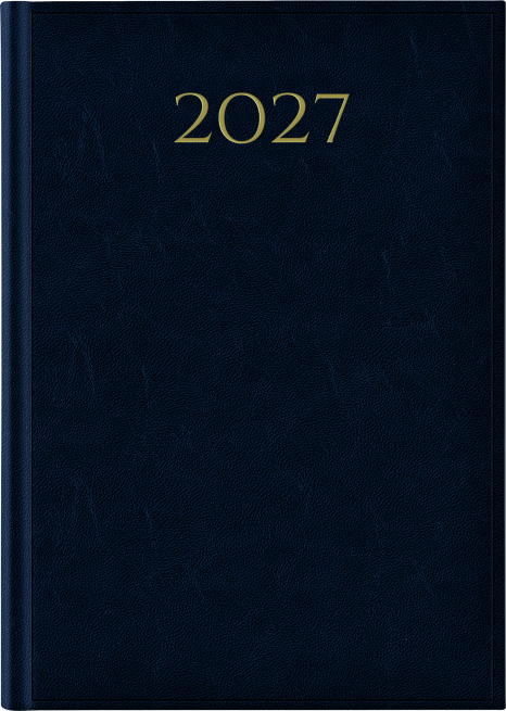Agenda 2027 settimanale "Madrid" blu, formato 17x24 cm