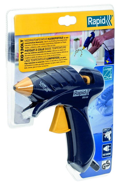 Pistola per colla a bassa temperatura EG130 con cappuccio anti-goccia