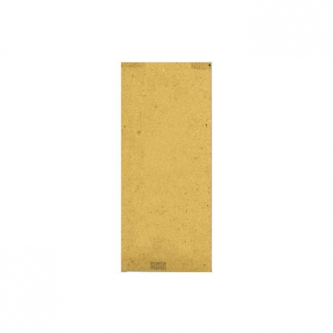 Busta porta posate in carta paglia avana con all'interno tovagliolo 38x38 2 veli, cartoni da 1000 pezzi

