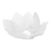 Fiore galleggiante in carta bianco, diametro 28 cm