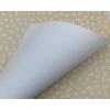 Carta da regalo beige, fantasia lettere bianche, formato 70x100 cm, confezione da 25 fogli