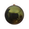 Sfera infrangibile verde pino, diametro 20 cm