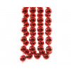 Ghirlanda di palline rosse, diametro 2 cm, lunghezza 2.7 metri