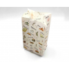 Sacchetto in carta politenata antiunto, fantasia Snack-stuzzicchini, cartone da 10 kg.