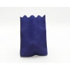 Sacchetto tessuto non tessuto blu notte, bordo smerlato, confezione da 25 pezzi