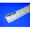 Velcro adesivo diametro 19 mm, confezione da 24 pezzi