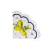 Tovagliolo sagomato carta 3 veli, fantasia Lemon Chic, confezione da 16 pezzi